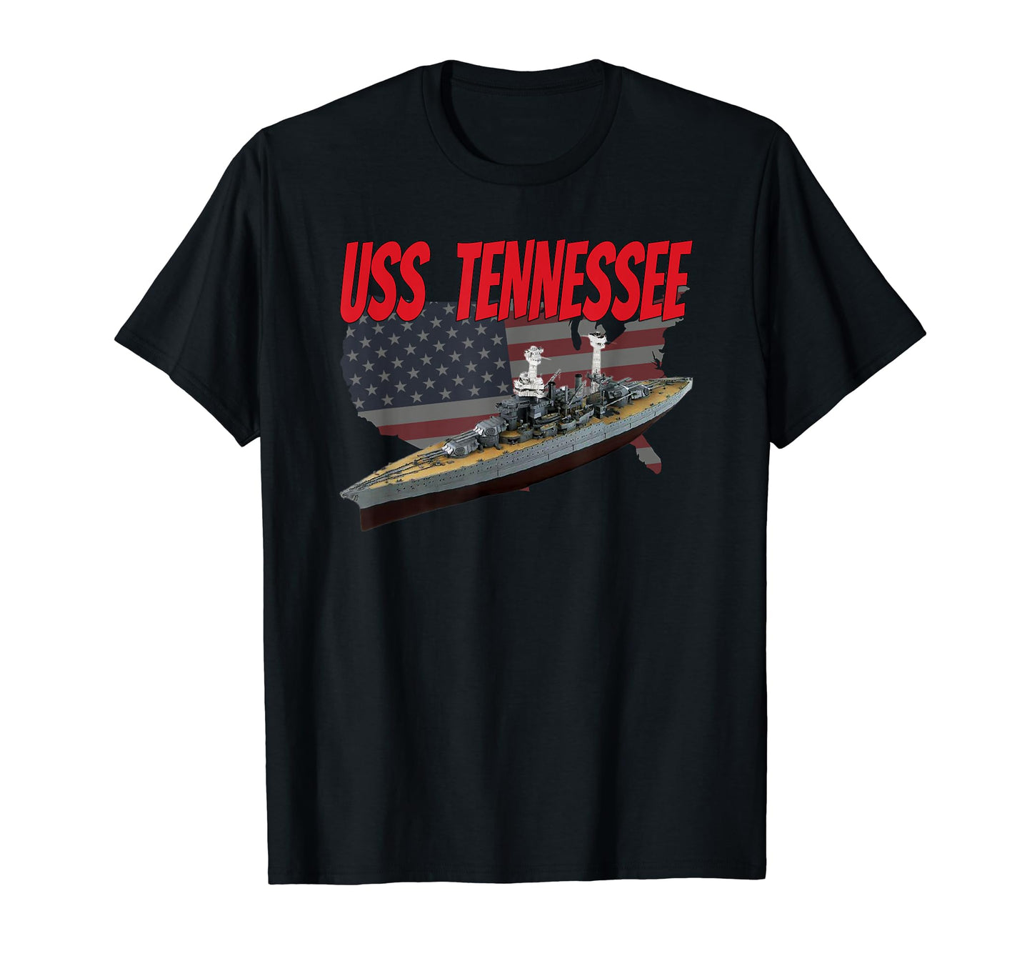 Uss Tennessee Bb 43 Ww2 War Veteran T-Shirt - Streetwear Style Unisex - T-Shirt, Sweatshirt, Hoodie