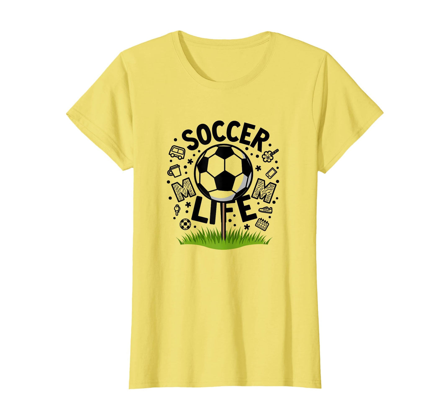 Soccer Mom Life Fun Sports Fan Mothers T-Shirt - Trendy Graphic for Adults - T-Shirt, Sweatshirt, Hoodie