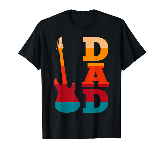 Acoustic Guitar Dad Guitarist Musical T-Shirt - Minimalist Print Men Women - T-Shirt, Sweatshirt, Hoodie