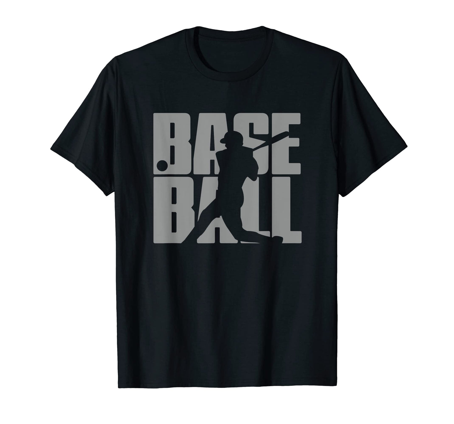 Gray Baseball Baseball Player T-Shirt - Trendy Graphic for Adults - T-Shirt, Sweatshirt, Hoodie