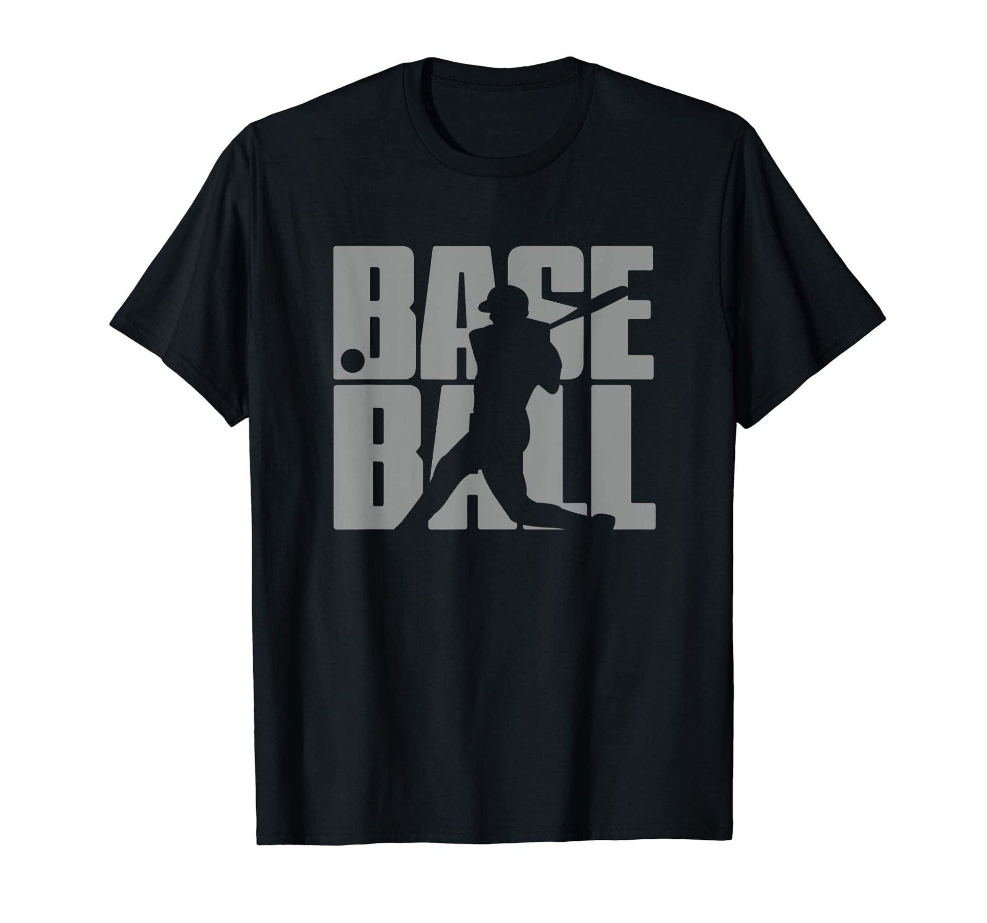 Gray Baseball Baseball Player T-Shirt - Trendy Graphic for Adults - T-Shirt, Sweatshirt, Hoodie