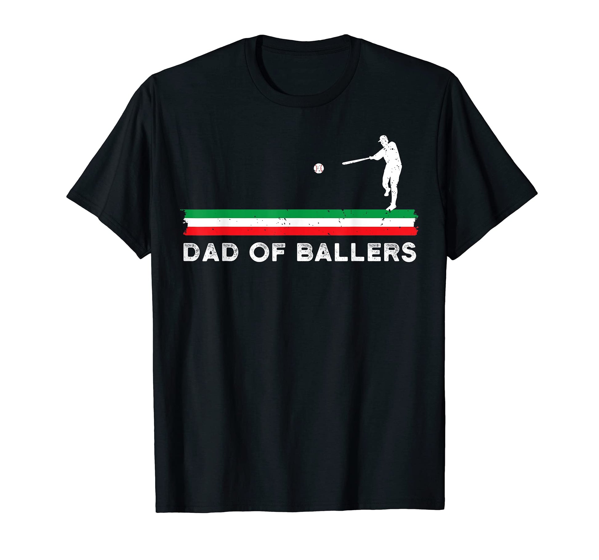 Italian Dad Ballers Baseball Player T-Shirt - Minimalist Print Men Women - T-Shirt, Sweatshirt, Hoodie