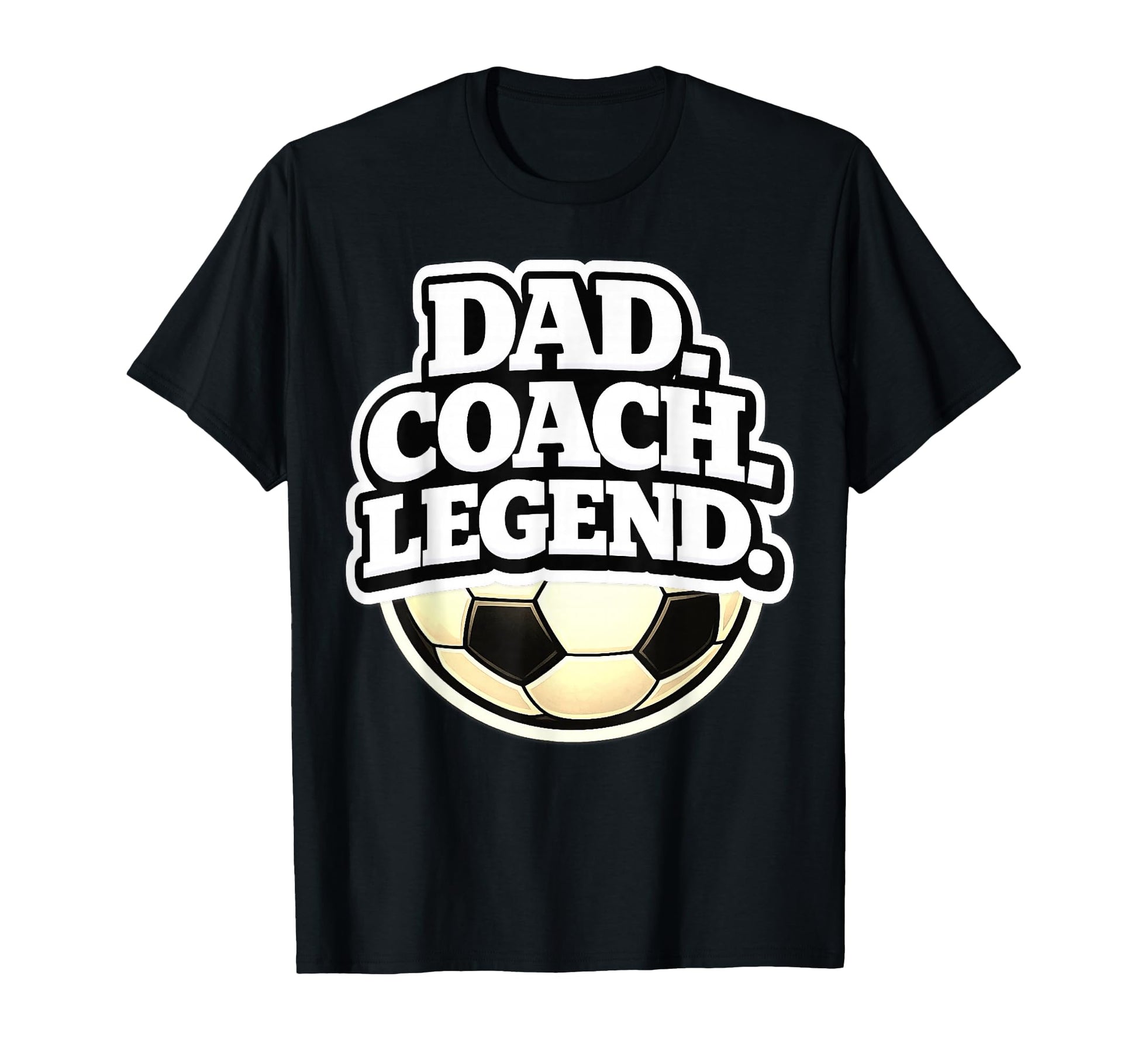 Dad Coach Legend Funny Soccer Dad T-Shirt - Trendy Graphic for Adults - T-Shirt, Sweatshirt, Hoodie