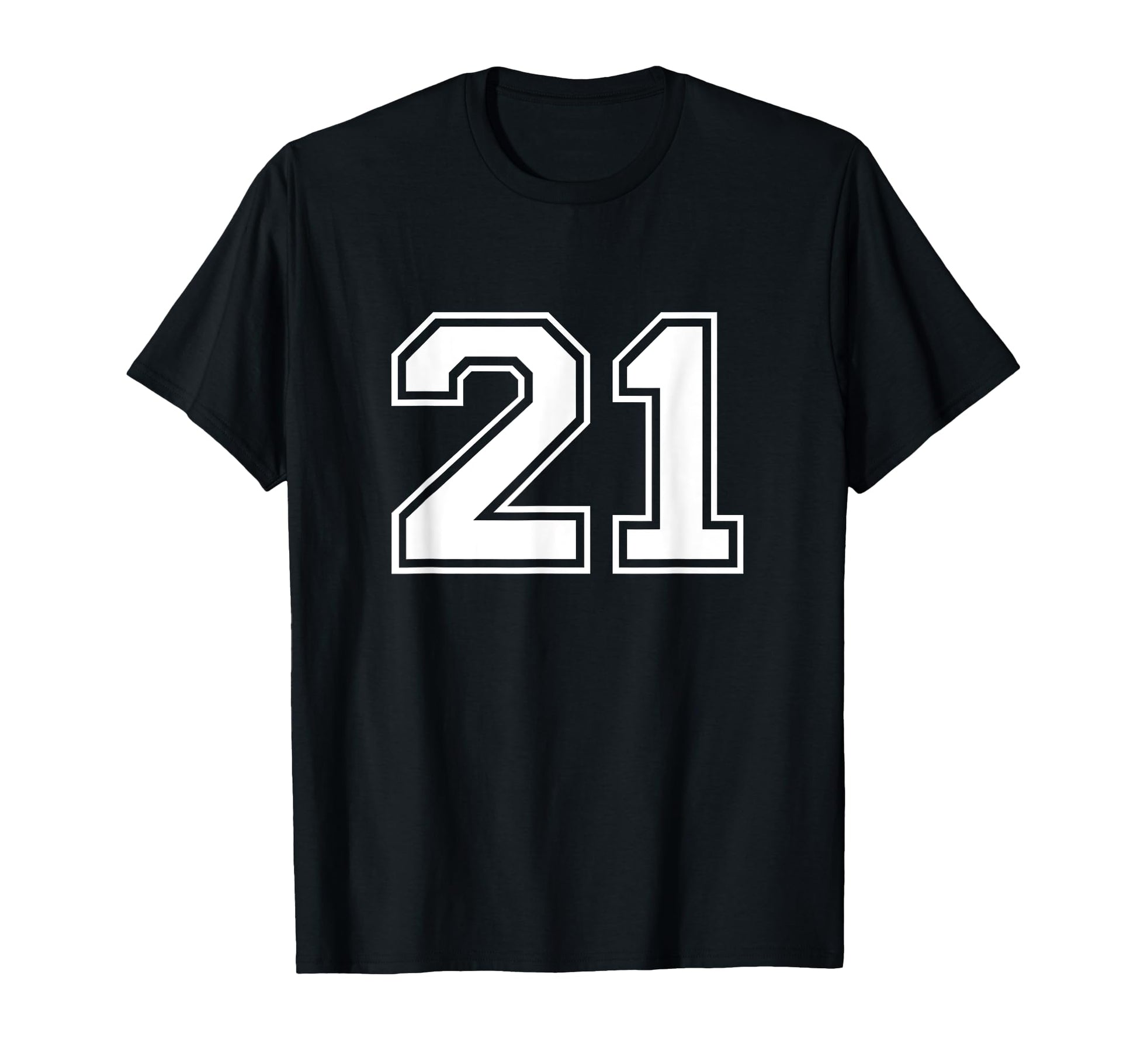 21 Sports Number Fan Best Player T-Shirt - Fun Novelty Design for Adults - T-Shirt, Sweatshirt, Hoodie