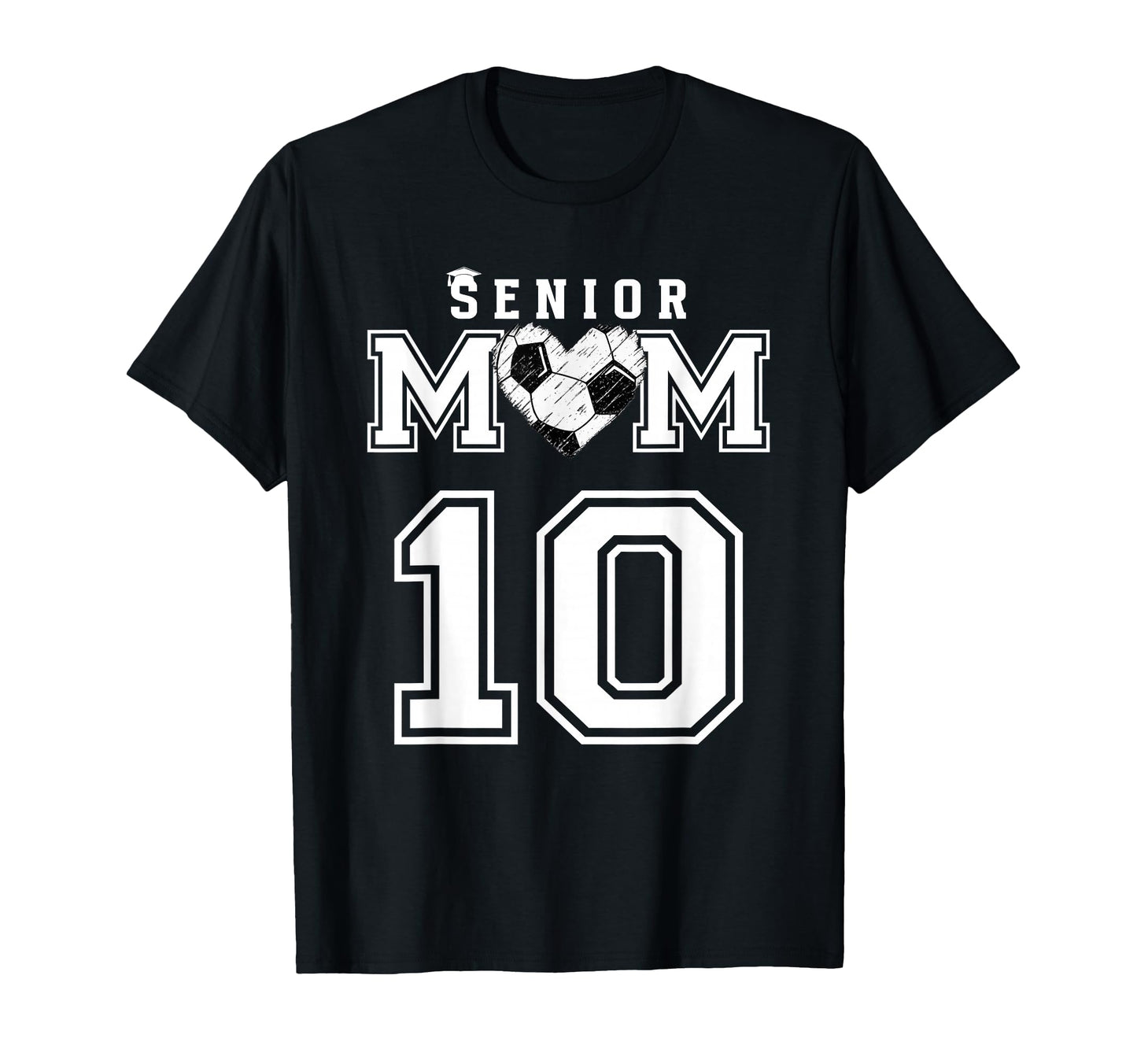 Proud Senior Soccer Mom Custom T-Shirt - Custom Art Print for Adults - T-Shirt, Sweatshirt, Hoodie