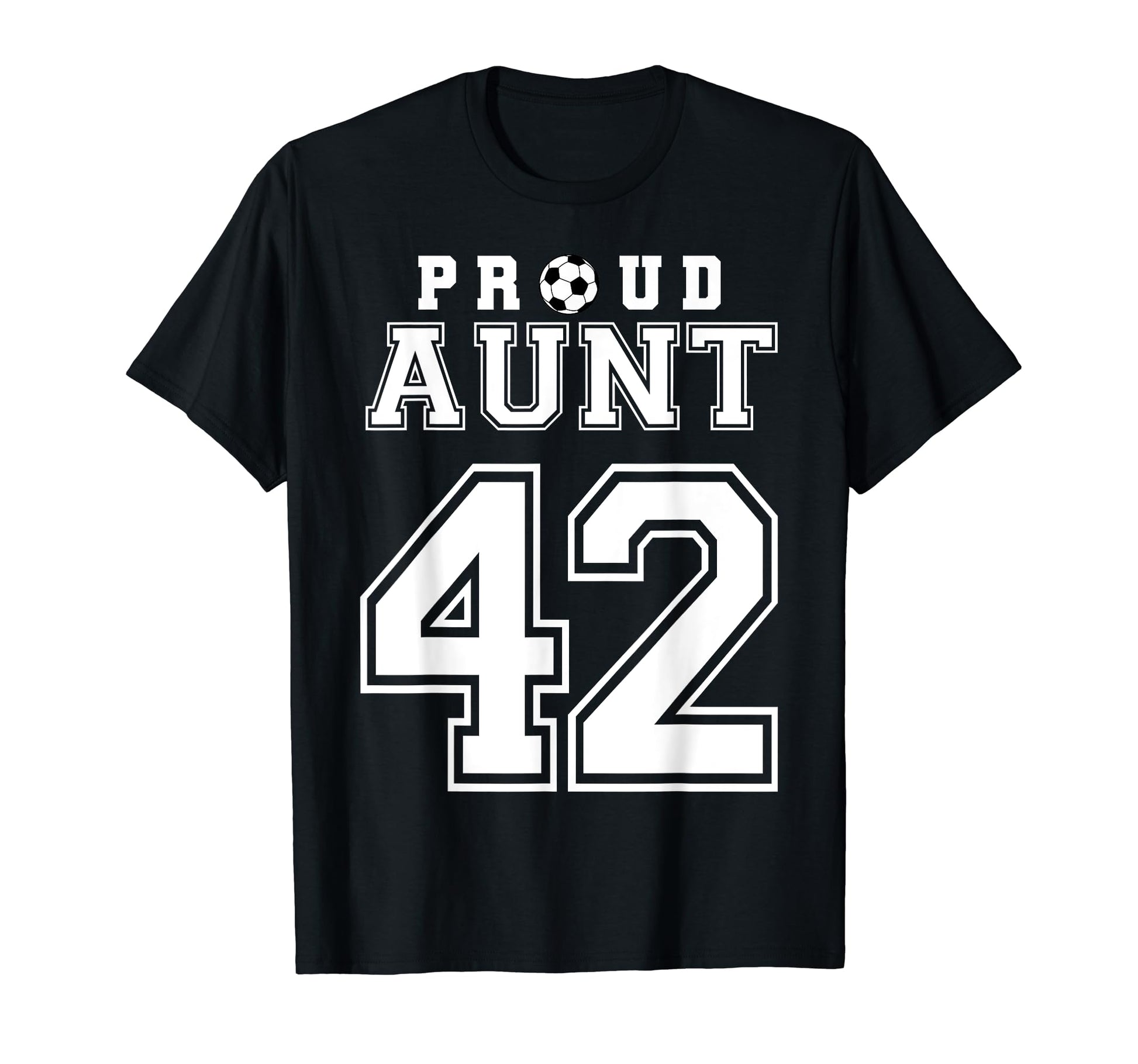 Number 42 Custom Proud Soccer Futbol T-Shirt - Aesthetic Graphic Men Women - T-Shirt, Sweatshirt, Hoodie