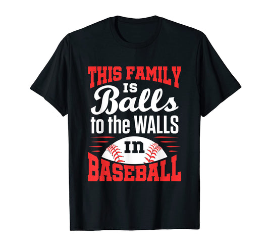 Baseball Family Mom Dad Sister Baller T-Shirt - Custom Art Print Unisex - T-Shirt, Sweatshirt, Hoodie