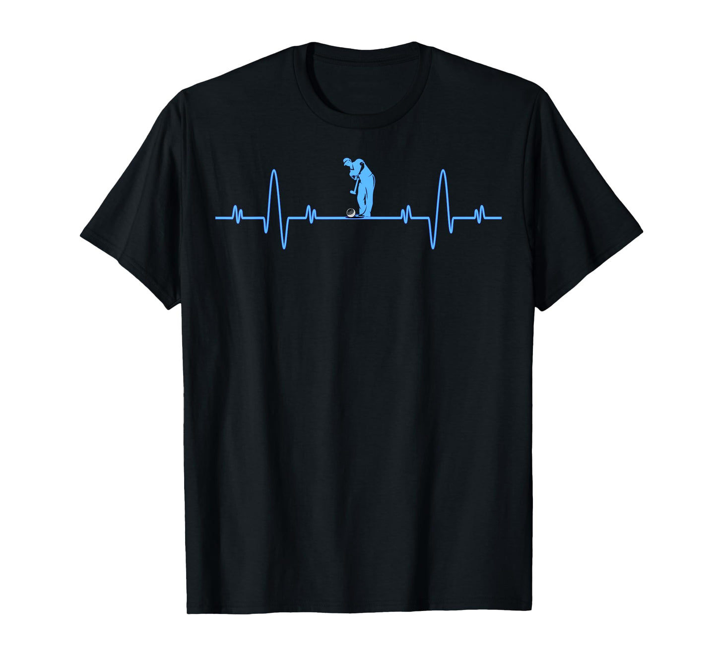 Funny Golf Heartbeat Golfers Gifts T-Shirt - Graphic Print Unisex - T-Shirt, Sweatshirt, Hoodie