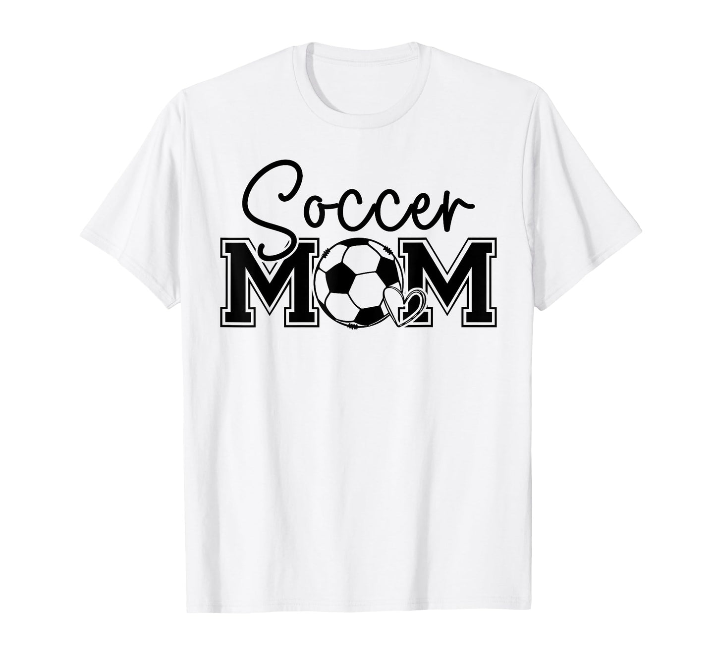 Soccer Mom Heart Game Day Vibes Soccer T-Shirt - Trendy Graphic Unisex - T-Shirt, Sweatshirt, Hoodie