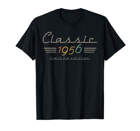 70 Year Old Gift 1956 70Th Birthday T-Shirt - Minimalist Print Unisex - T-Shirt, Sweatshirt, Hoodie