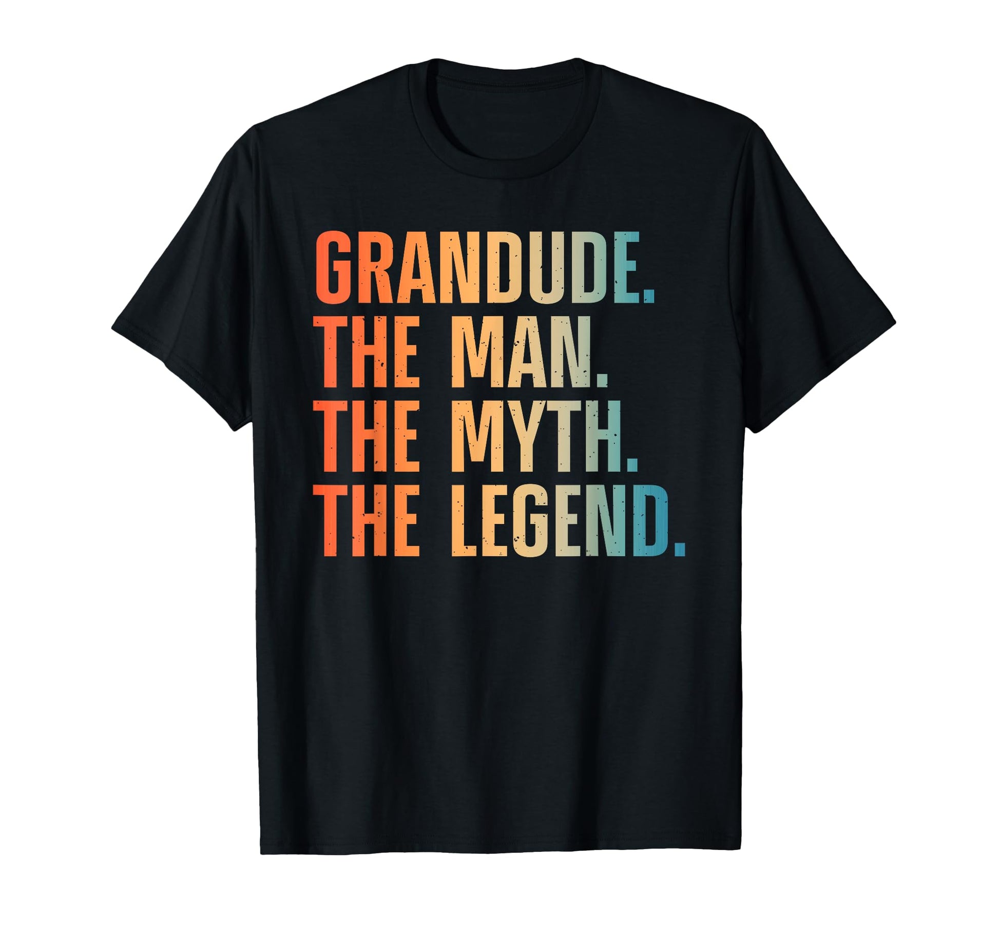 Grandude Art Grandpa Grandfather From T-Shirt - Minimalist Print Men Women - T-Shirt, Sweatshirt, Hoodie