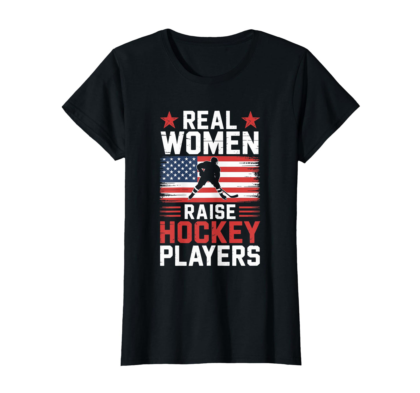 Real Raise Hockey Players Ice Hockey Mom T-Shirt - Trendy Graphic Unisex - T-Shirt, Sweatshirt, Hoodie