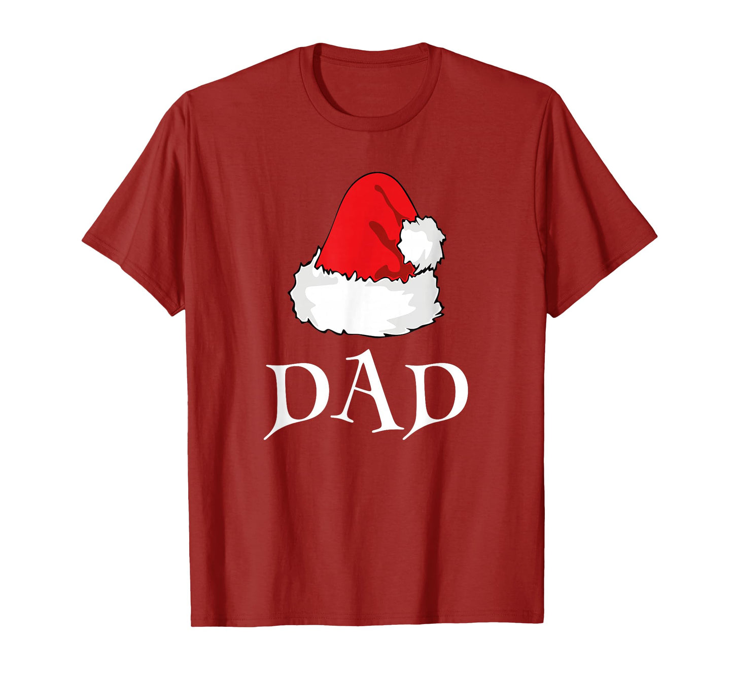 Dad Family Matching Pajama Santa Hat T-Shirt - Fun Novelty Design Men Women - T-Shirt, Sweatshirt, Hoodie