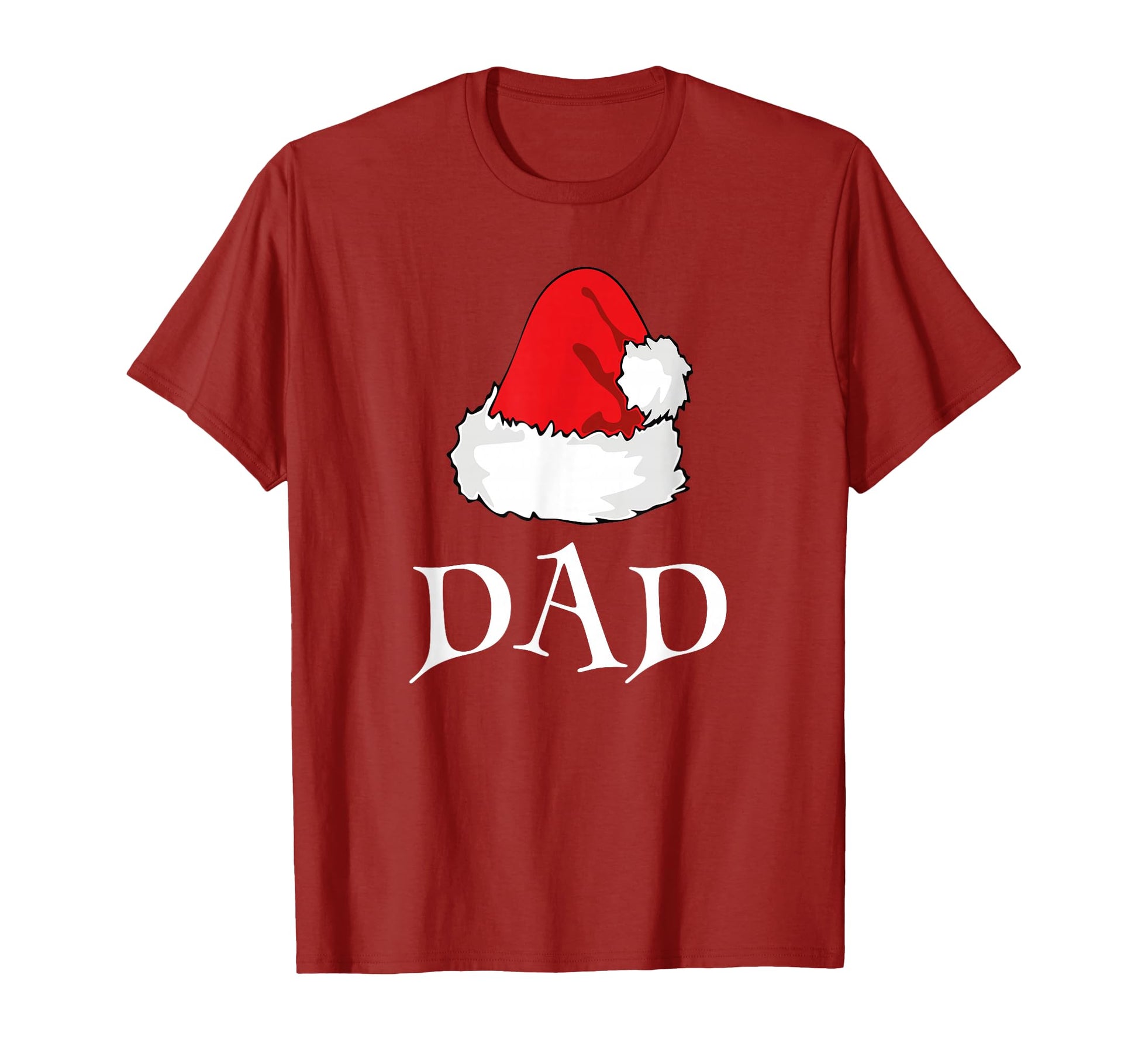Dad Family Matching Pajama Santa Hat T-Shirt - Fun Novelty Design Men Women - T-Shirt, Sweatshirt, Hoodie
