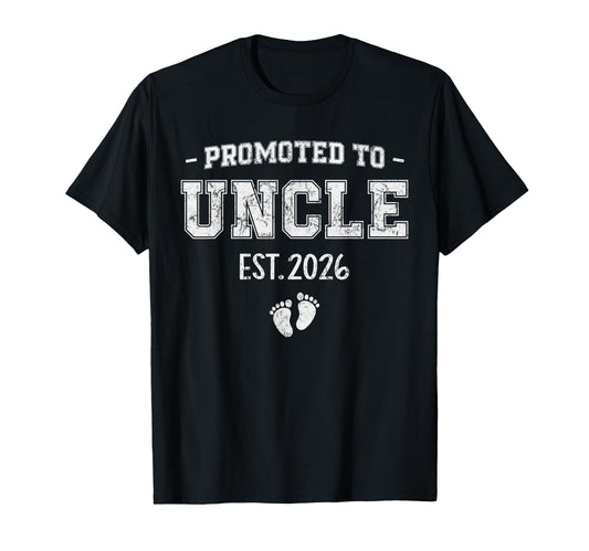 Announcement Uncle Promoted To T-Shirt - Casual Everyday Wear for Adults - T-Shirt, Sweatshirt, Hoodie