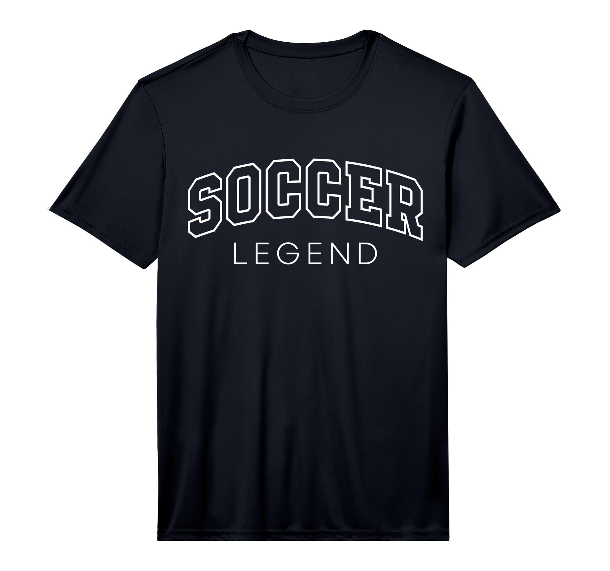 Soccer Legend Funny Athletic Lettering Team T-Shirt - Graphic Print Unisex - T-Shirt, Sweatshirt, Hoodie