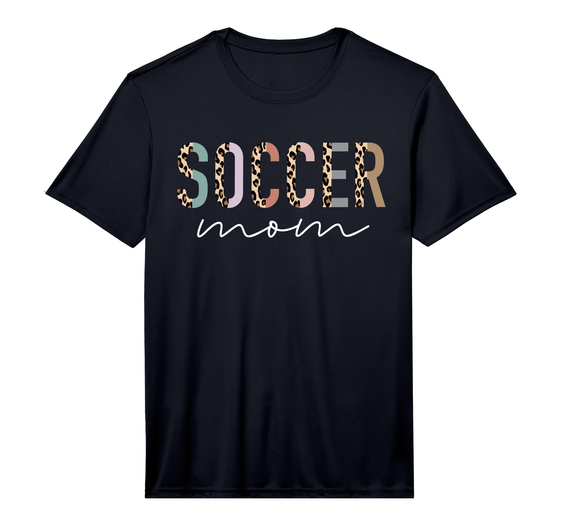 Mens Soccer Mom Gifts Leopard Soccer T-Shirt - Streetwear Style for Adults - T-Shirt, Sweatshirt, Hoodie