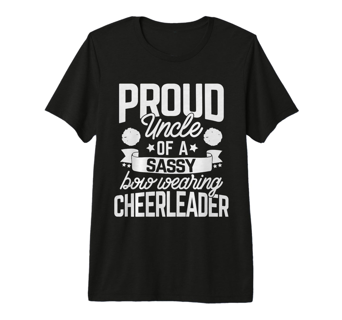 Proud Uncle Sassy Bow Wearing T-Shirt - Aesthetic Graphic Men Women - T-Shirt, Sweatshirt, Hoodie