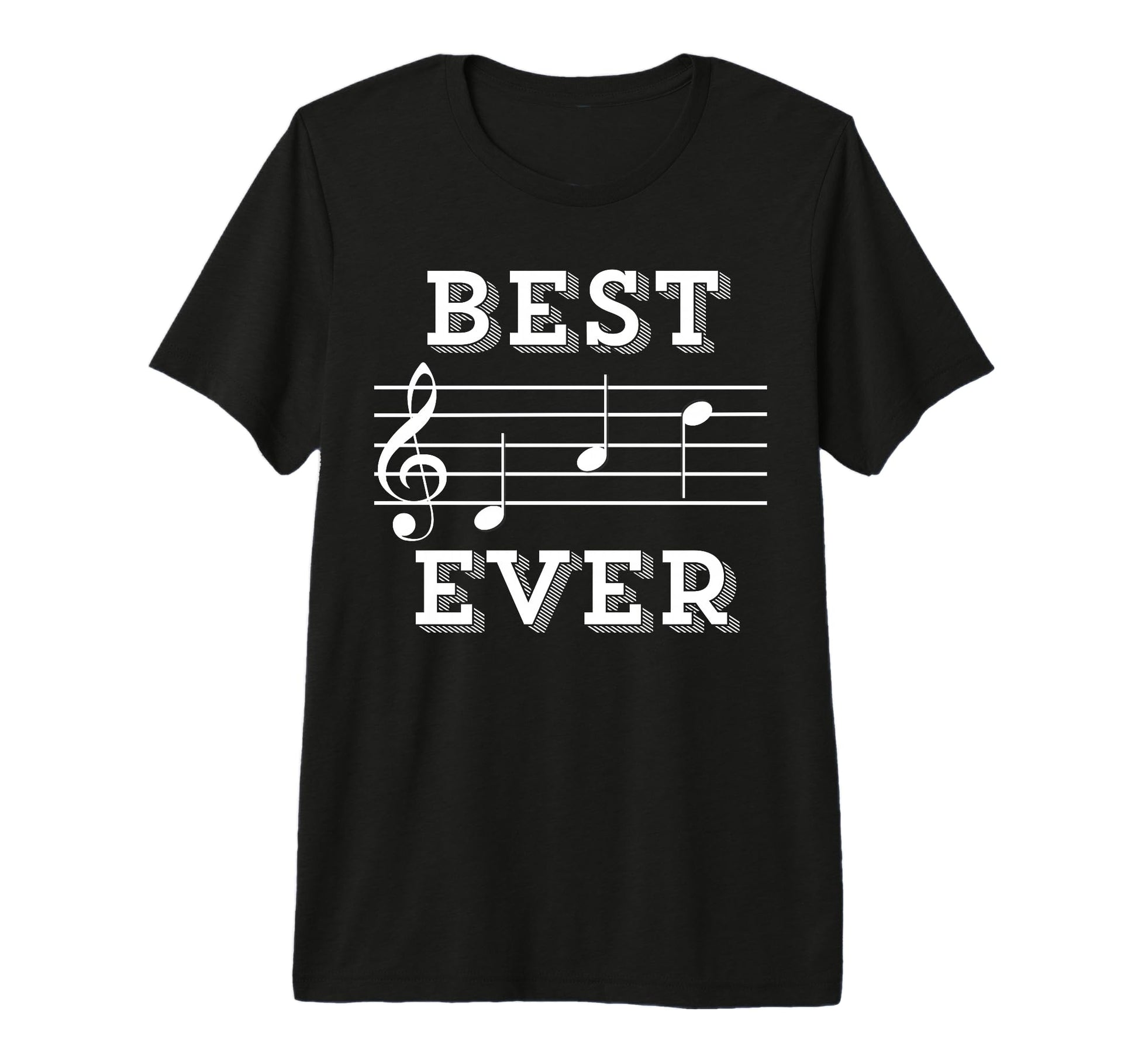 Mens Best Dad Ever Music Gift Your T-Shirt - Graphic Print for Adults - T-Shirt, Sweatshirt, Hoodie
