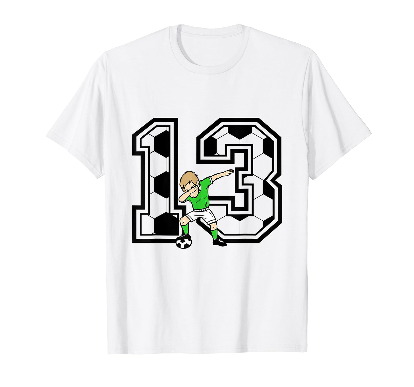 13 Year Old Soccer Player 13Th T-Shirt - Aesthetic Graphic for Adults - T-Shirt, Sweatshirt, Hoodie