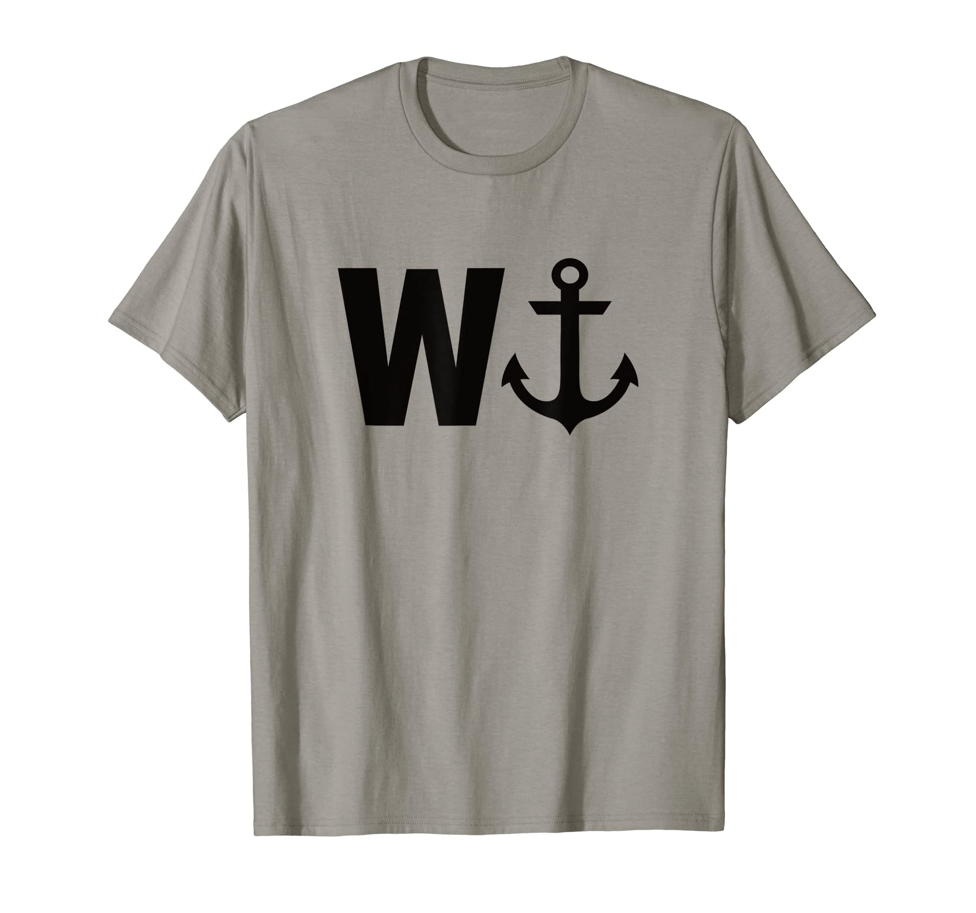 Wanker W Anchor Funny Wordplay T-Shirt - Minimalist Print Men Women - T-Shirt, Sweatshirt, Hoodie