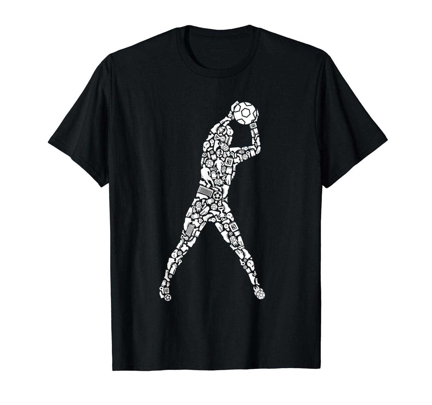 Soccer Goalie Futbol Team Soccer Player T-Shirt - Graphic Print Men Women - T-Shirt, Sweatshirt, Hoodie