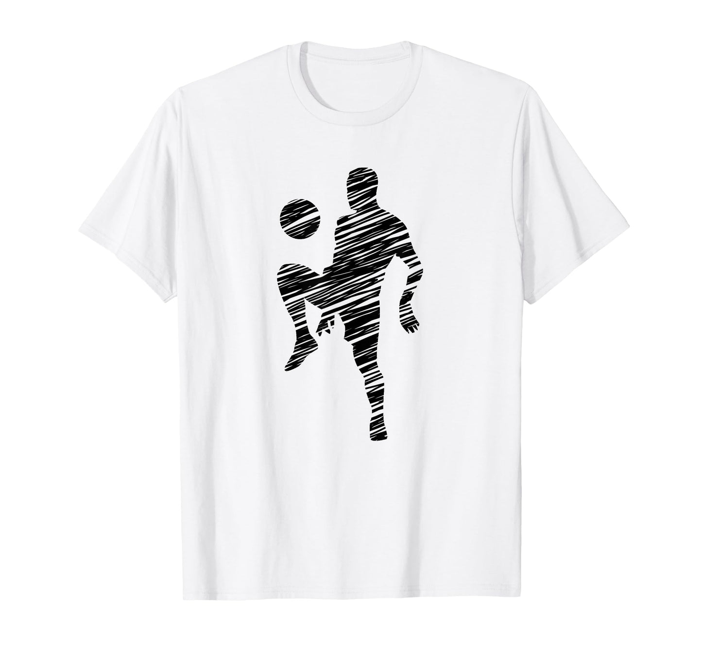 Soccer Player And Soccer Fan Motif T-Shirt - Casual Everyday Wear Unisex - T-Shirt, Sweatshirt, Hoodie