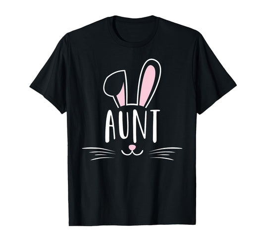 Aunt Bunny Gift Rabbit Face Family Group T-Shirt - Unique Graphic Unisex - T-Shirt, Sweatshirt, Hoodie