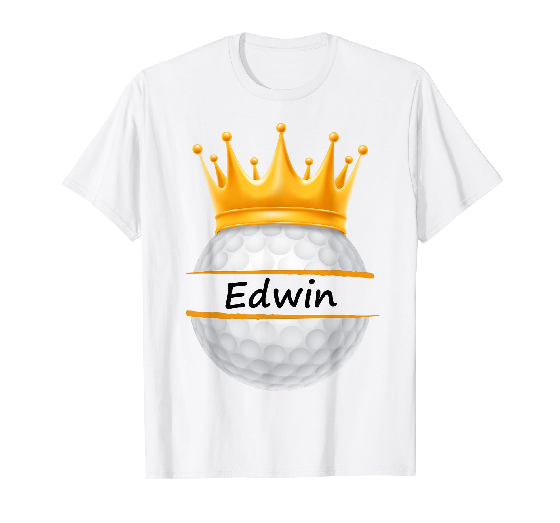 Novelty Golf Personalized Name Edwin T-Shirt - Unique Graphic Men Women - T-Shirt, Sweatshirt, Hoodie