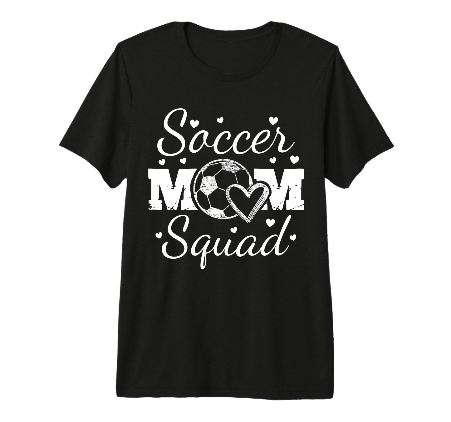 Soccer Mom Squad Mothers Day Tri Blend T-Shirt - Trendy Graphic for Adults - T-Shirt, Sweatshirt, Hoodie