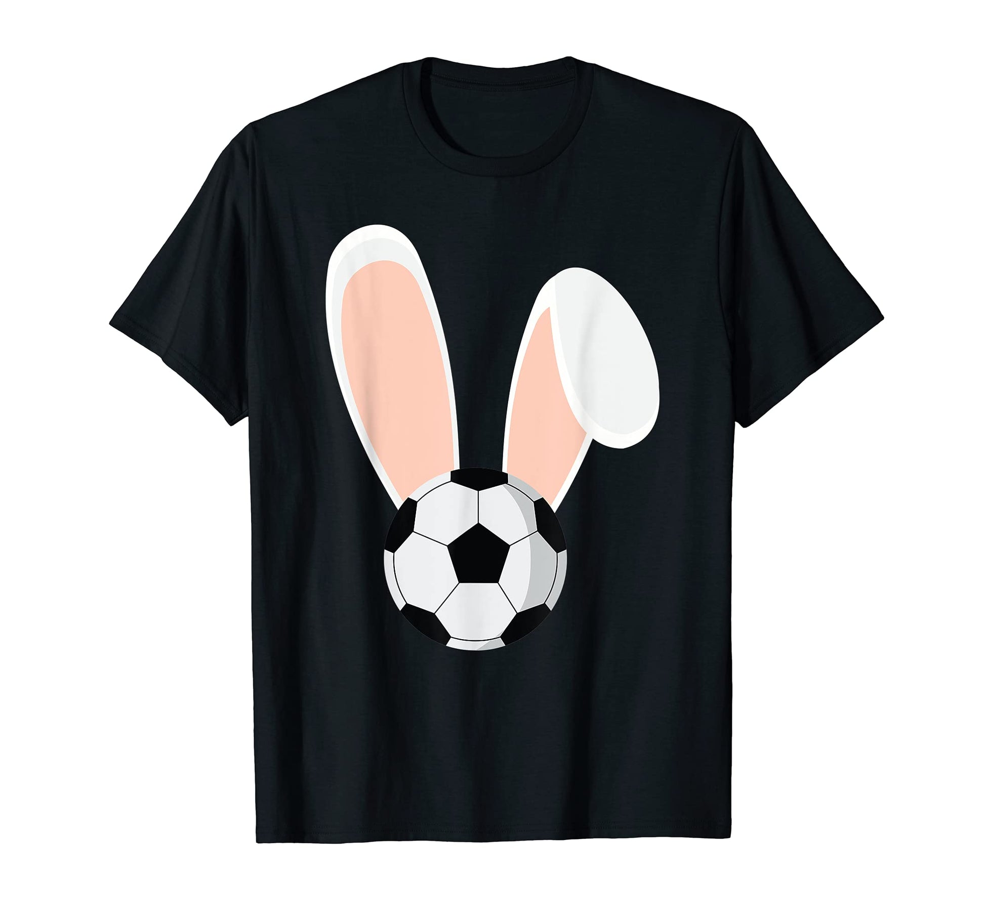 Easter Rabbit Bunny Ears Soccer T-Shirt - Casual Everyday Wear Unisex - T-Shirt, Sweatshirt, Hoodie