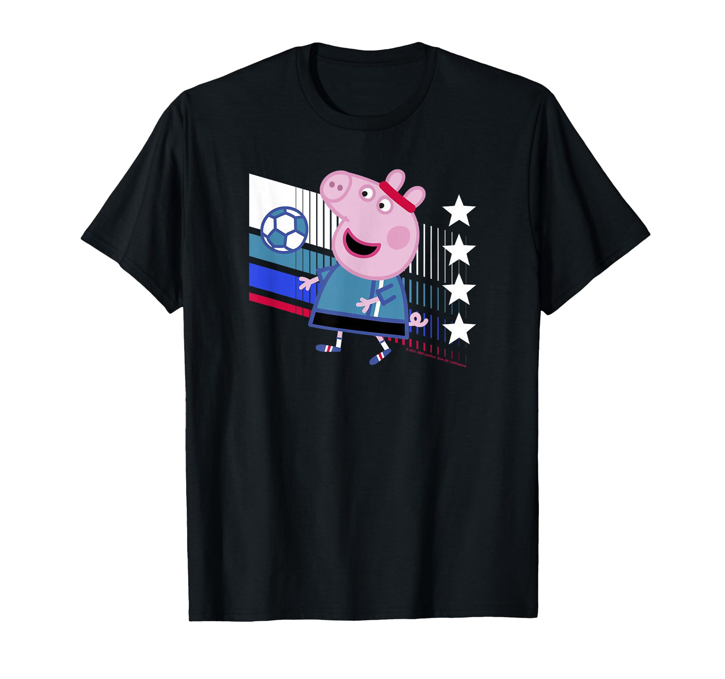Peppa Pig Uk Soccer Colors T-Shirt - Trendy Graphic Unisex - T-Shirt, Sweatshirt, Hoodie