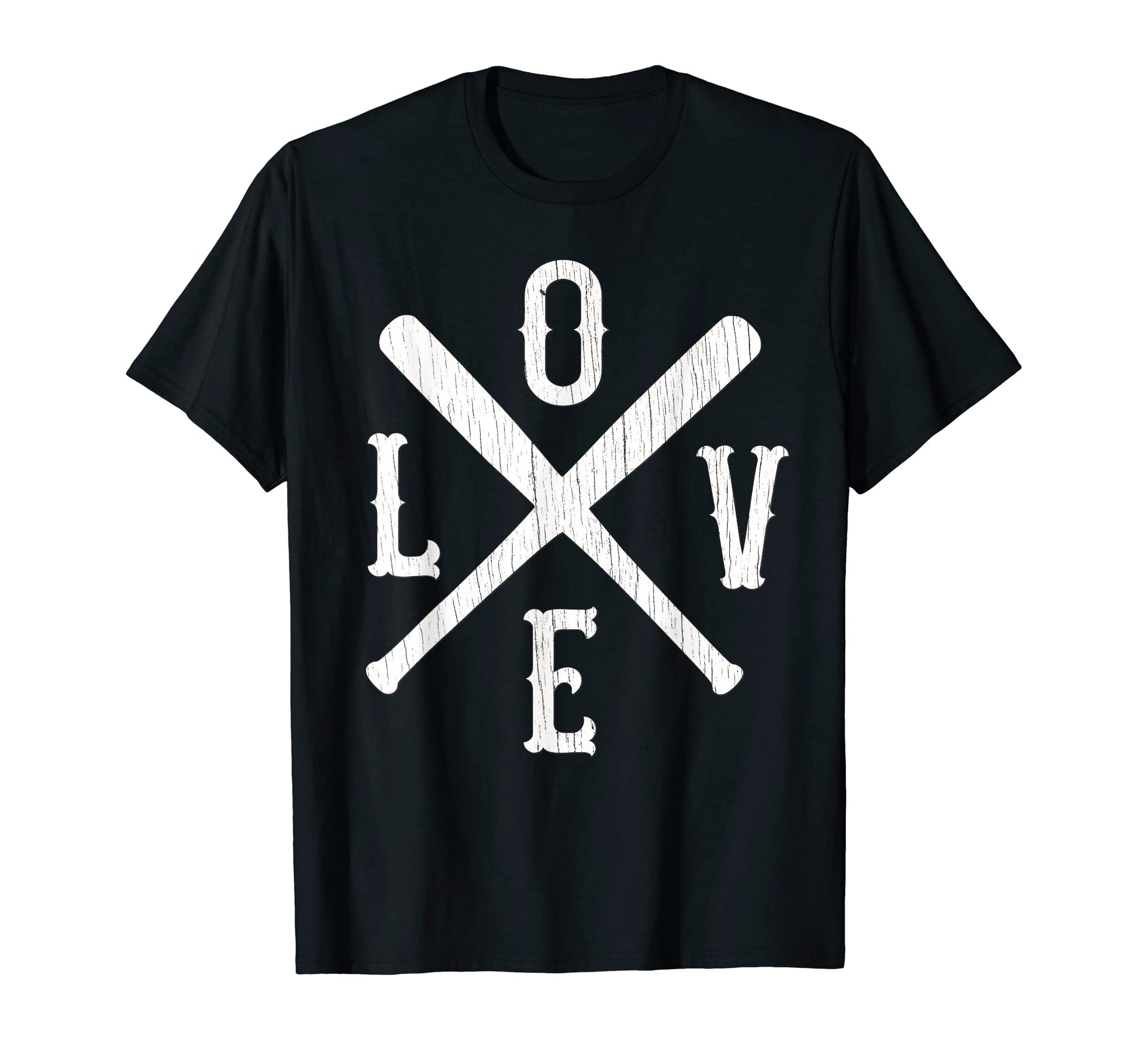 Baseball Love Bat Mom Dad Softball T-Shirt - Novelty Apparel Unisex - T-Shirt, Sweatshirt, Hoodie