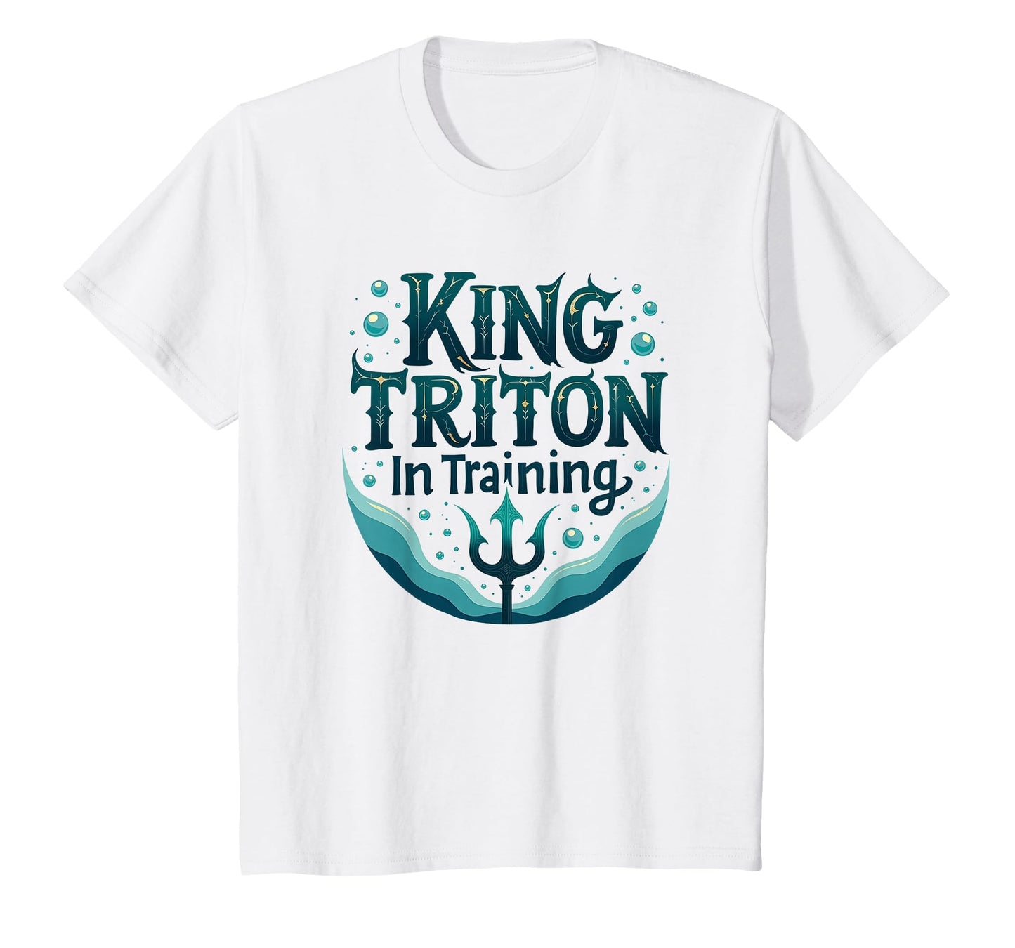Mermaid Dad King Triton Training T-Shirt - Minimalist Print Unisex - T-Shirt, Sweatshirt, Hoodie