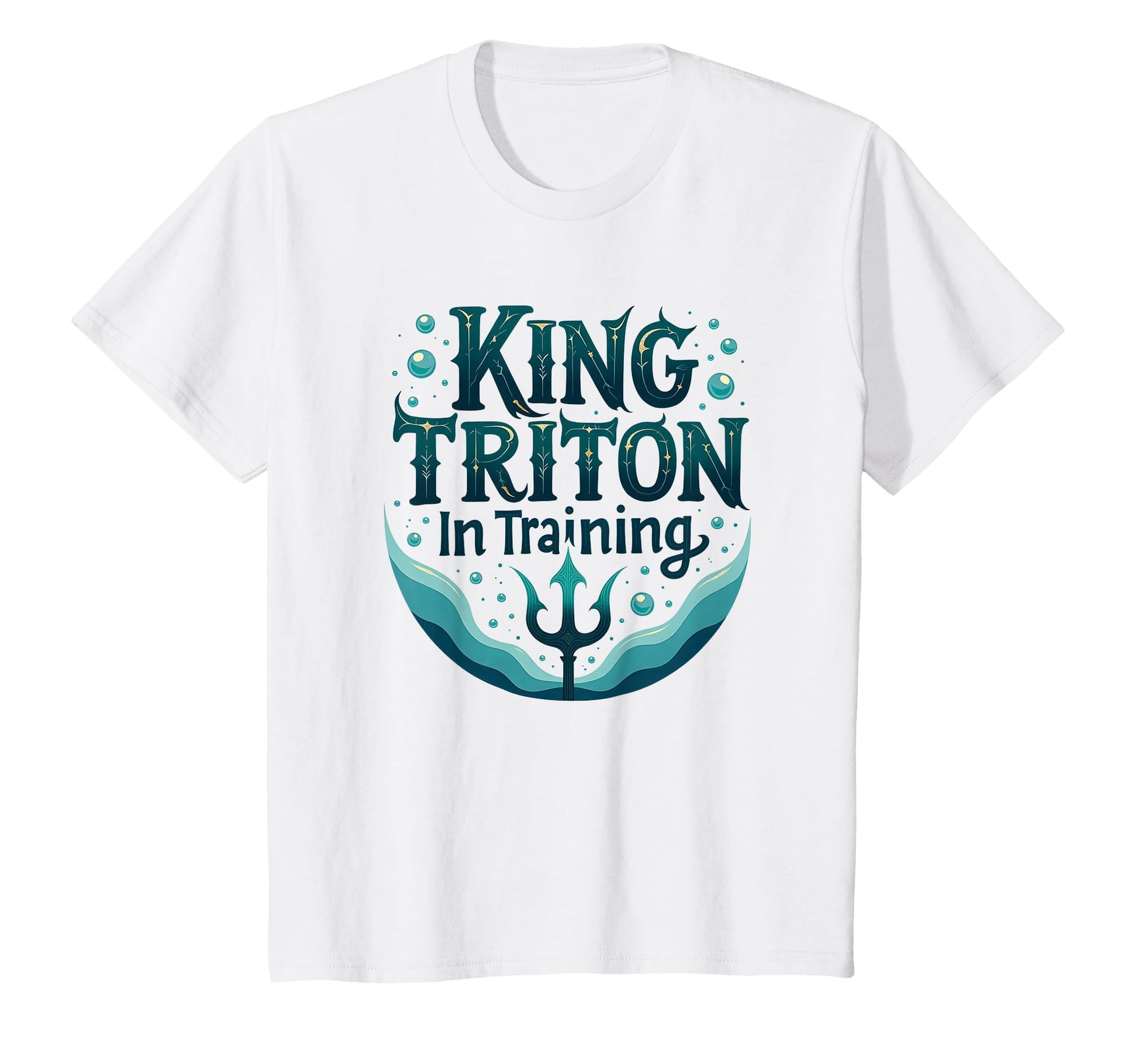Mermaid Dad King Triton Training T-Shirt - Minimalist Print Unisex - T-Shirt, Sweatshirt, Hoodie