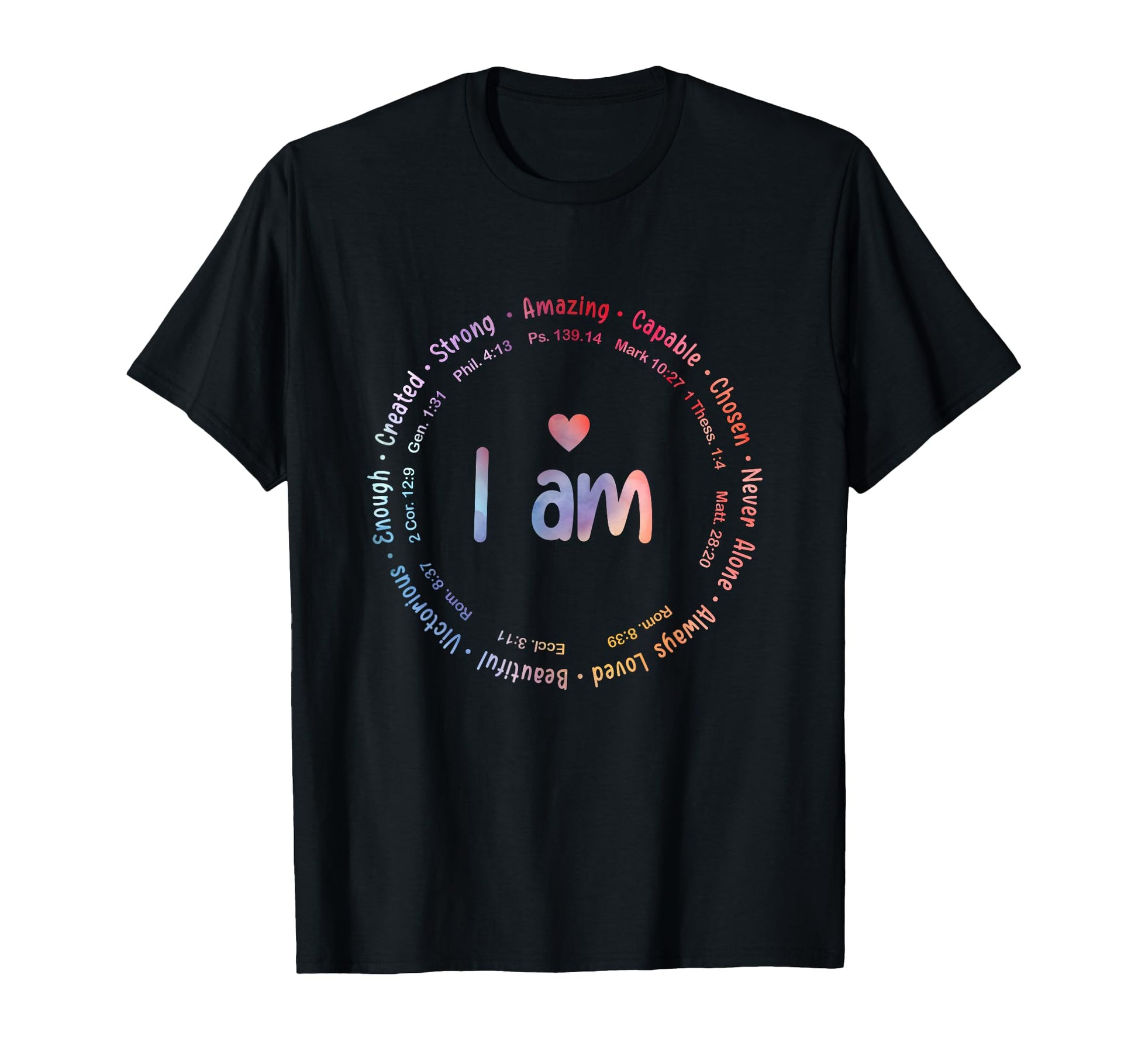 Tie Dye I Am Inspiration Christian T-Shirt - Streetwear Style for Adults - T-Shirt, Sweatshirt, Hoodie