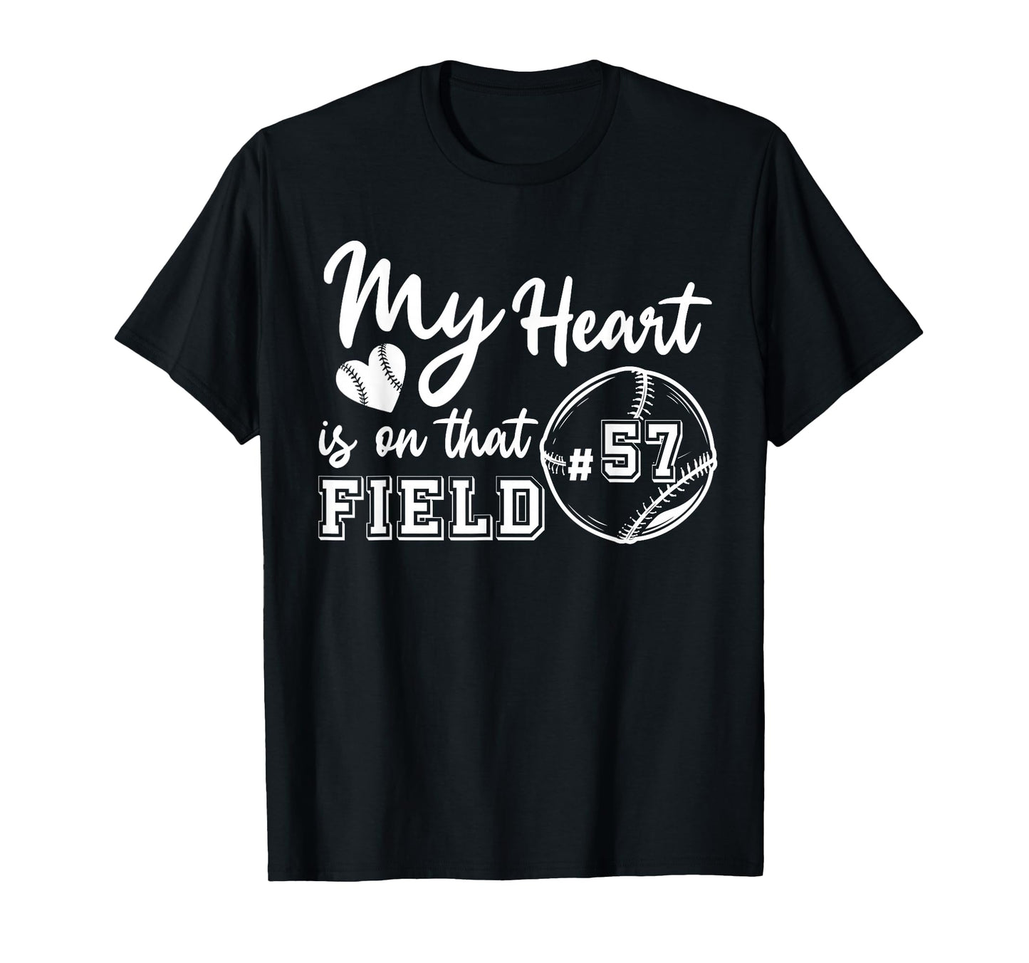 Baseball Jersey Costume Number 57 My T-Shirt - Fun Novelty Design Unisex - T-Shirt, Sweatshirt, Hoodie