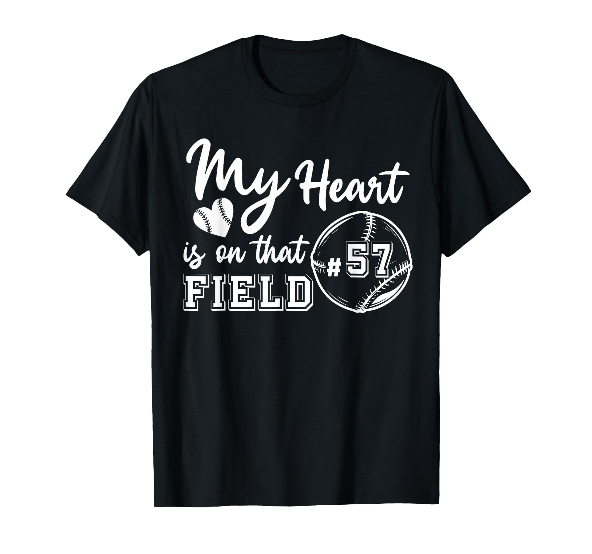 Baseball Jersey Costume Number 57 My T-Shirt - Fun Novelty Design Unisex - T-Shirt, Sweatshirt, Hoodie
