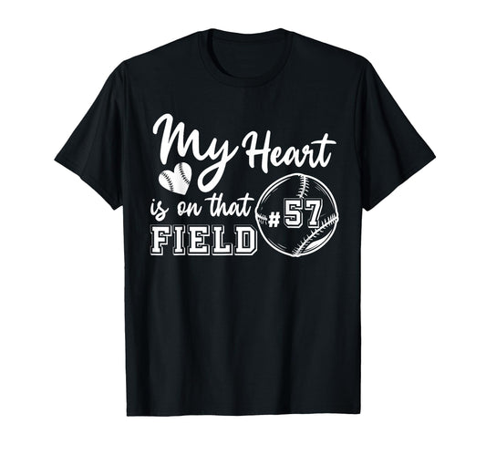 Baseball Jersey Costume Number 57 My T-Shirt - Fun Novelty Design Unisex - T-Shirt, Sweatshirt, Hoodie