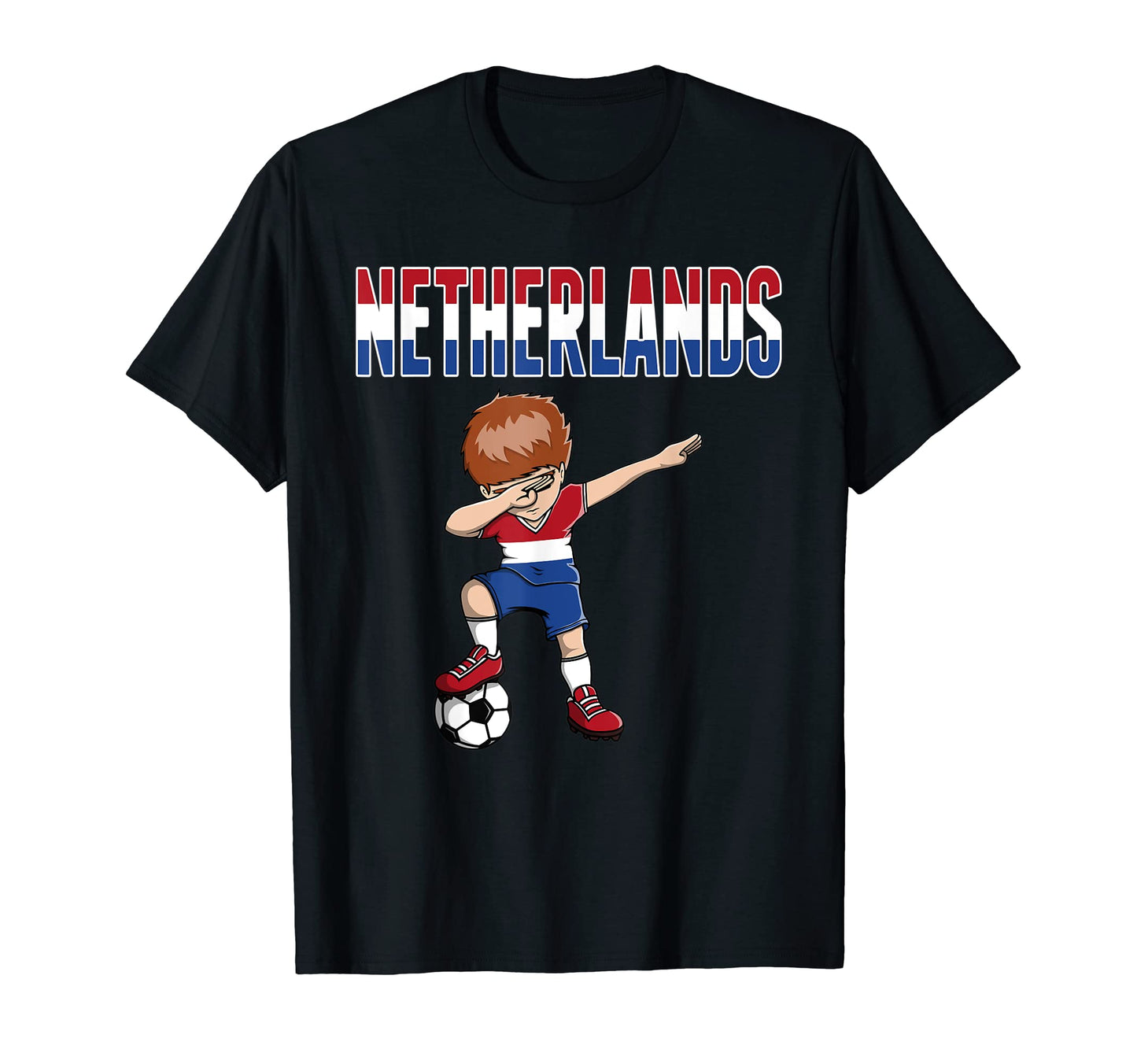 Dabbing Soccer Netherlands Soccer T-Shirt - Aesthetic Graphic Men Women - T-Shirt, Sweatshirt, Hoodie