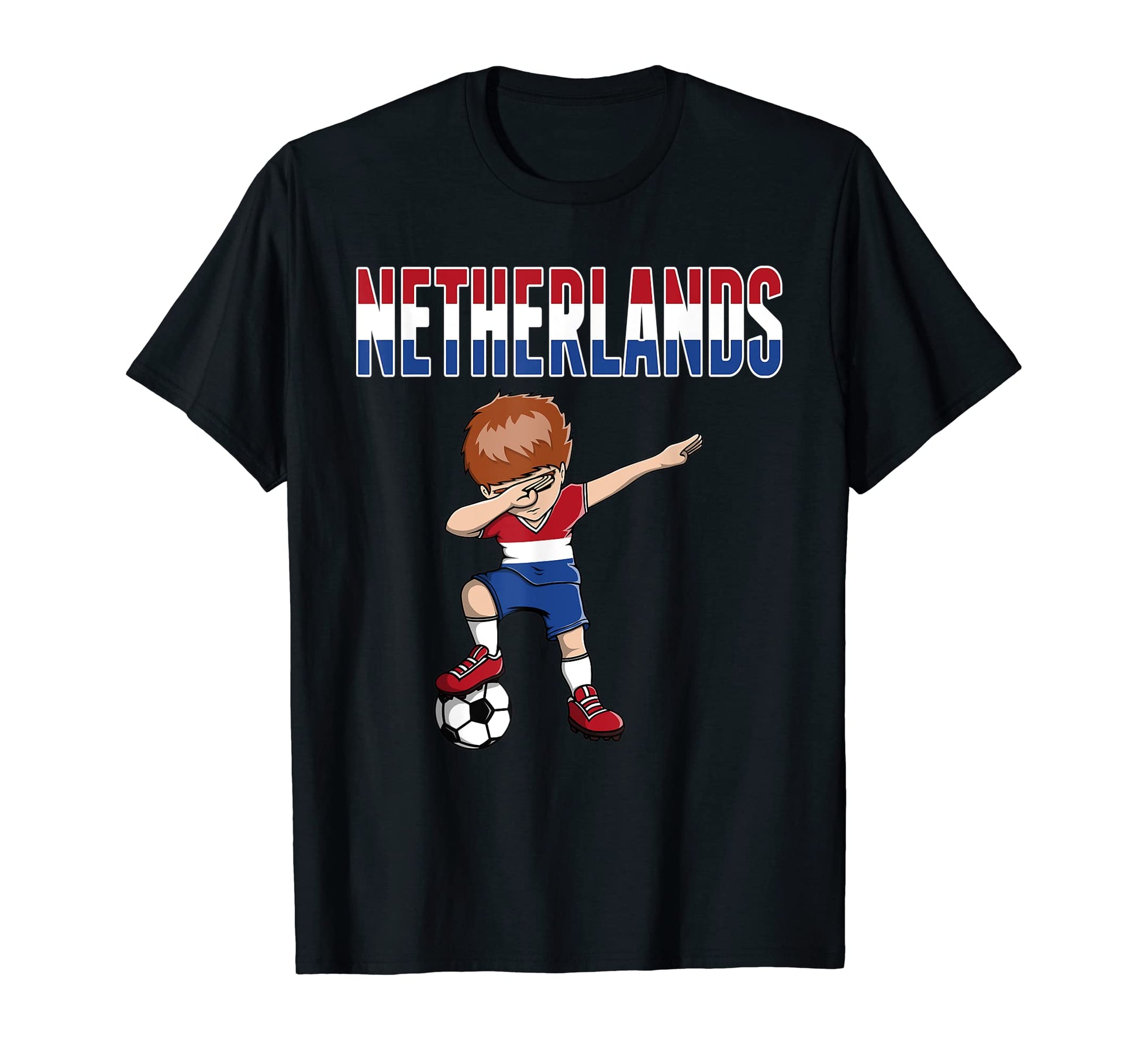 Dabbing Soccer Netherlands Soccer T-Shirt - Aesthetic Graphic Men Women - T-Shirt, Sweatshirt, Hoodie