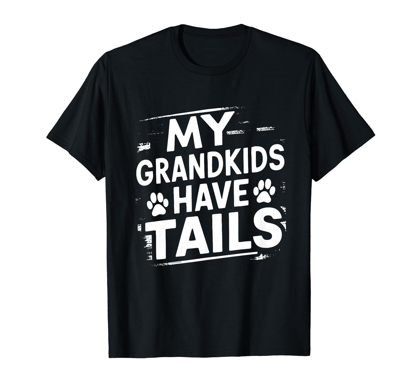 My Grandkids Have Tails Dog Grandpa T-Shirt - Graphic Print Men Women - T-Shirt, Sweatshirt, Hoodie