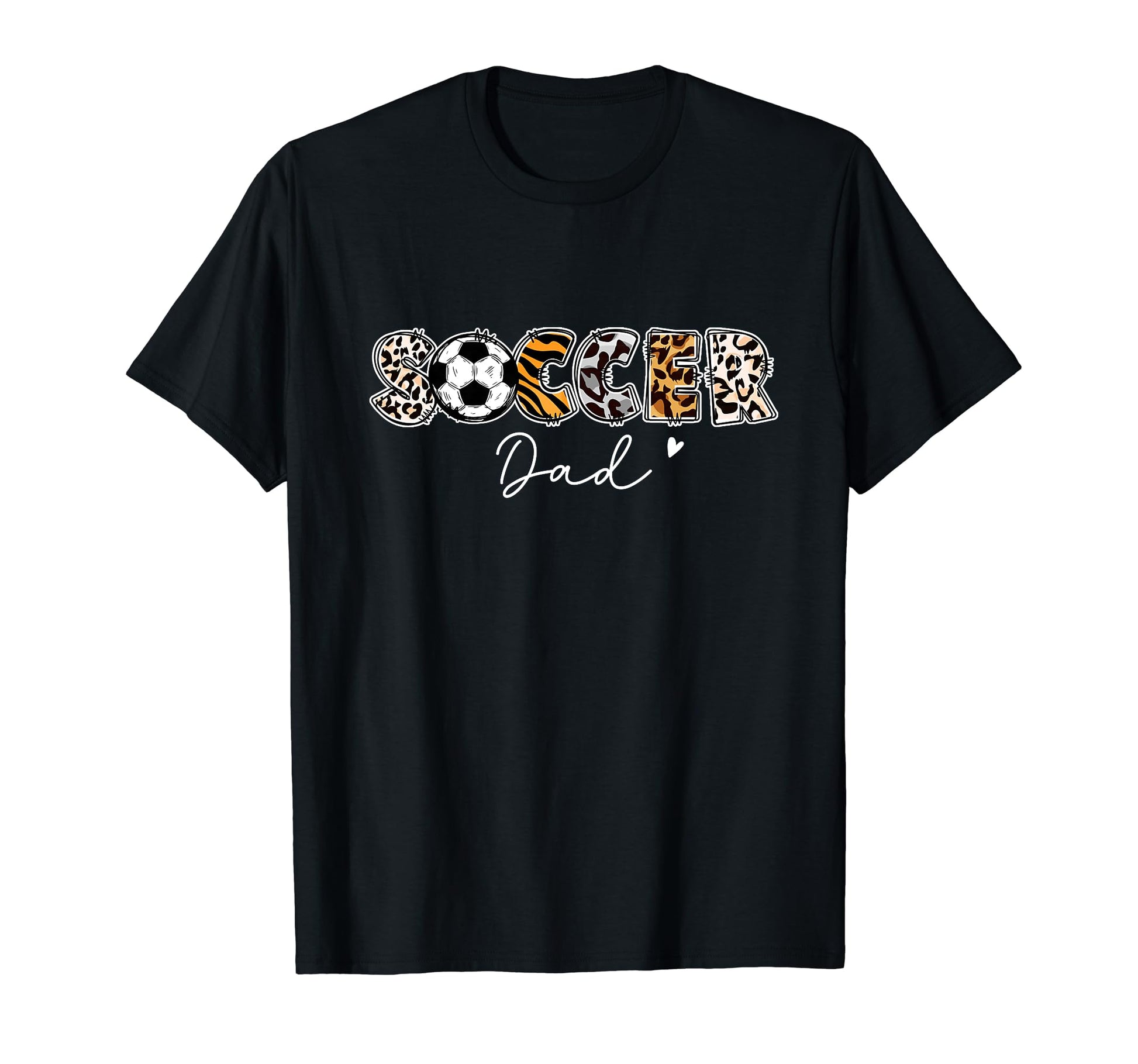 Soccer Dad Leopard Family Matching T-Shirt - Novelty Apparel Men Women - T-Shirt, Sweatshirt, Hoodie