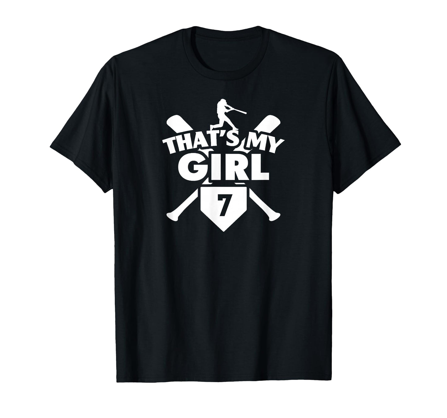 Baseball Mom Dad Thats My 7 T-Shirt - Casual Everyday Wear for Adults - T-Shirt, Sweatshirt, Hoodie