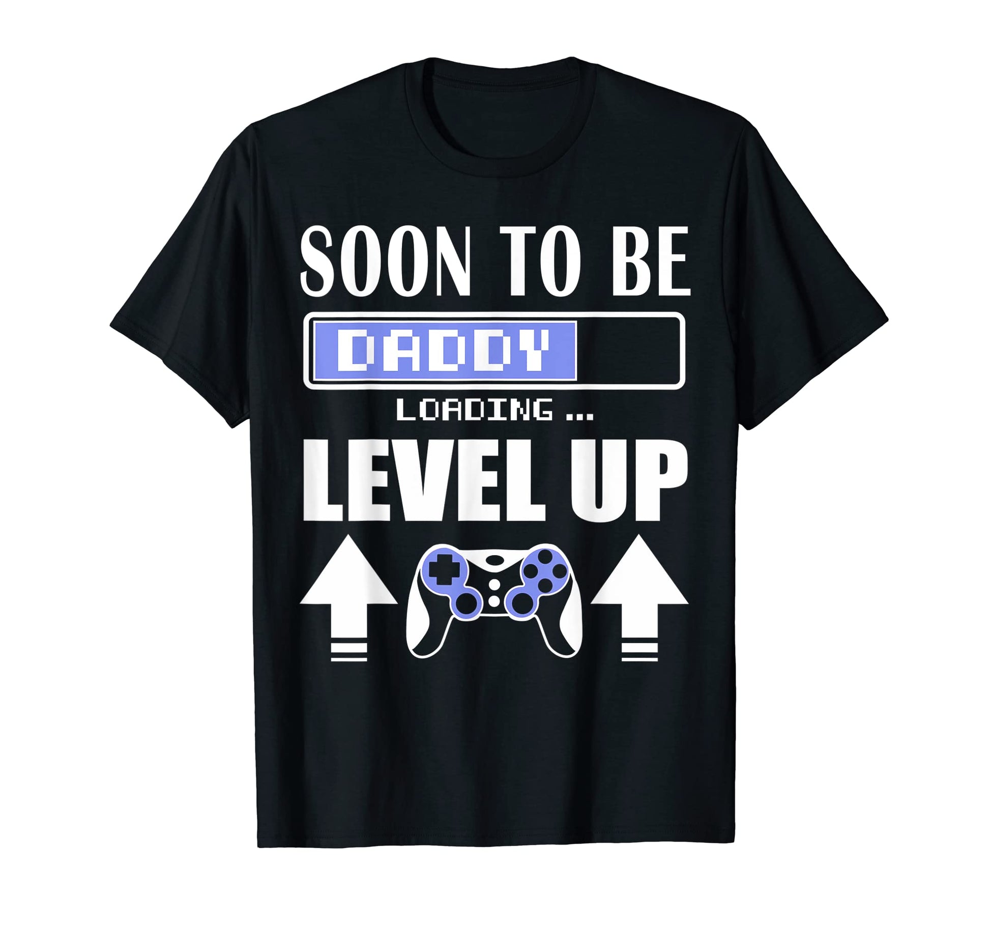 Soon To Be Daddy 2023 Level Up To Dad T-Shirt - Custom Art Print Unisex - T-Shirt, Sweatshirt, Hoodie