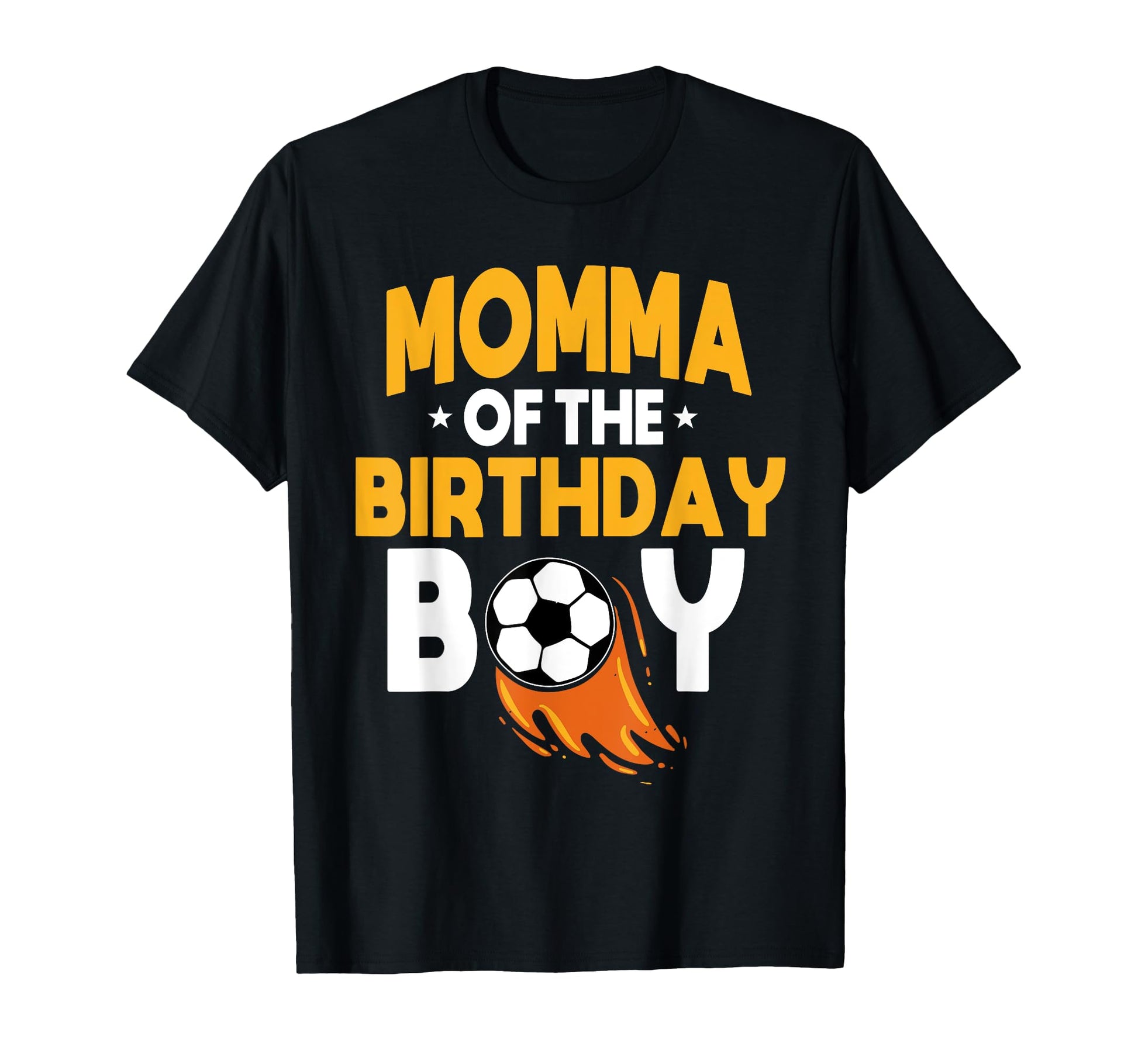 Momma Birthday Soccer Team Bday Party T-Shirt - Aesthetic Graphic Unisex - T-Shirt, Sweatshirt, Hoodie