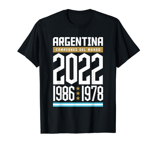 Argentina World Champion 2022 Soccer T-Shirt - Unique Graphic Men Women - T-Shirt, Sweatshirt, Hoodie