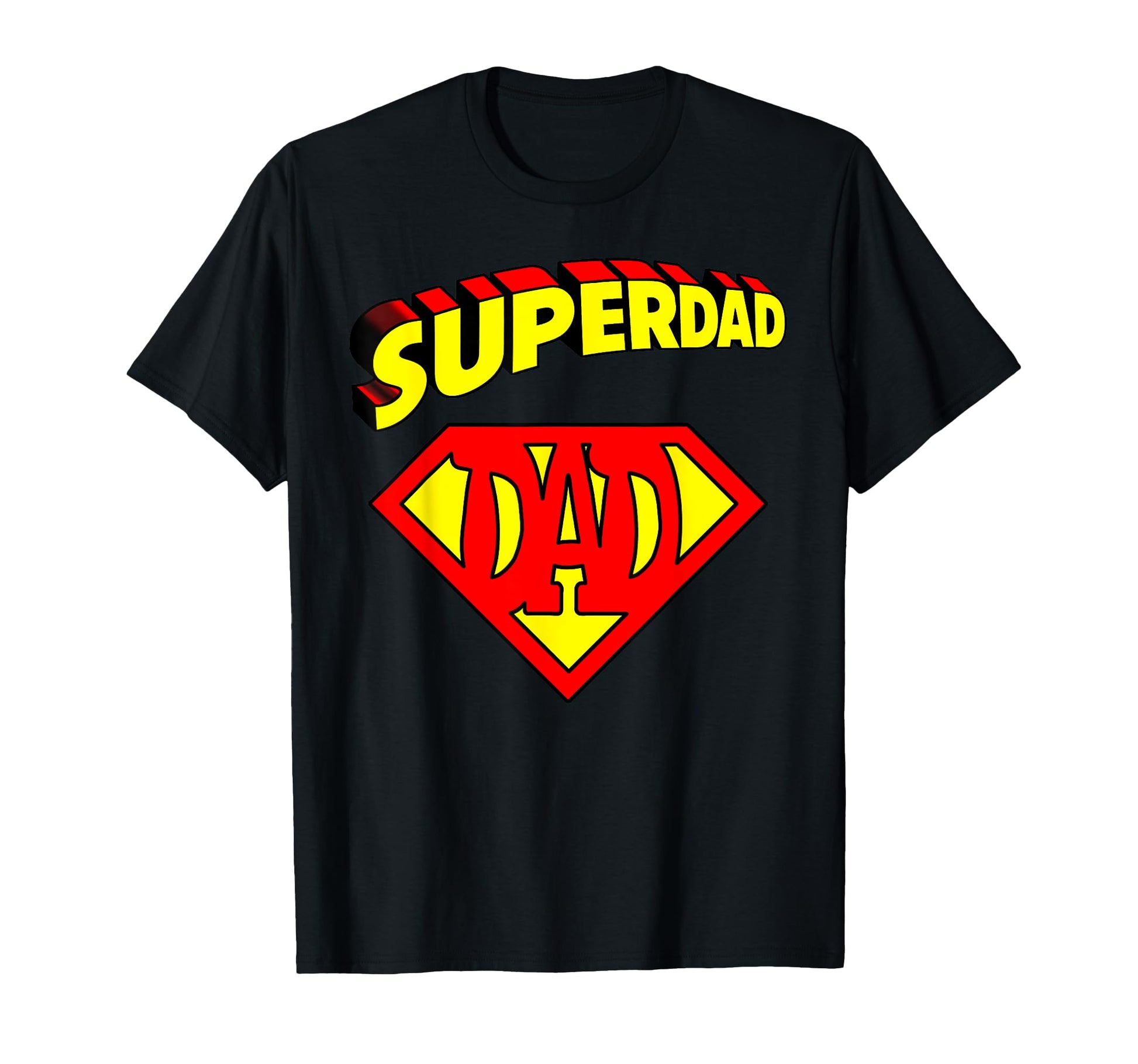 Superdad Super Dad Super Hero T-Shirt - Minimalist Print for Adults - T-Shirt, Sweatshirt, Hoodie