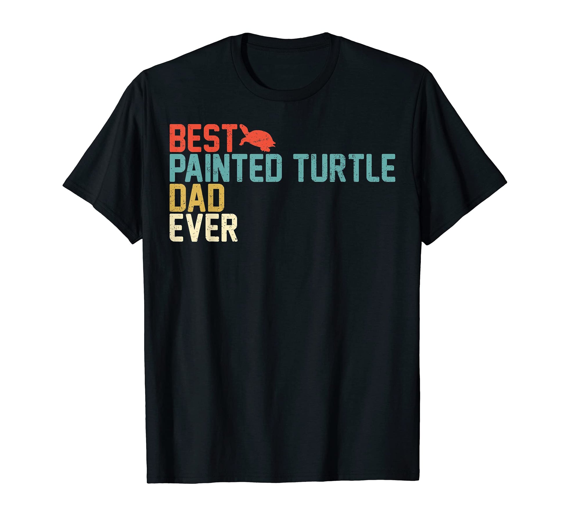 Best Painted Turtle Dad Ever T-Shirt - Minimalist Print for Adults - T-Shirt, Sweatshirt, Hoodie