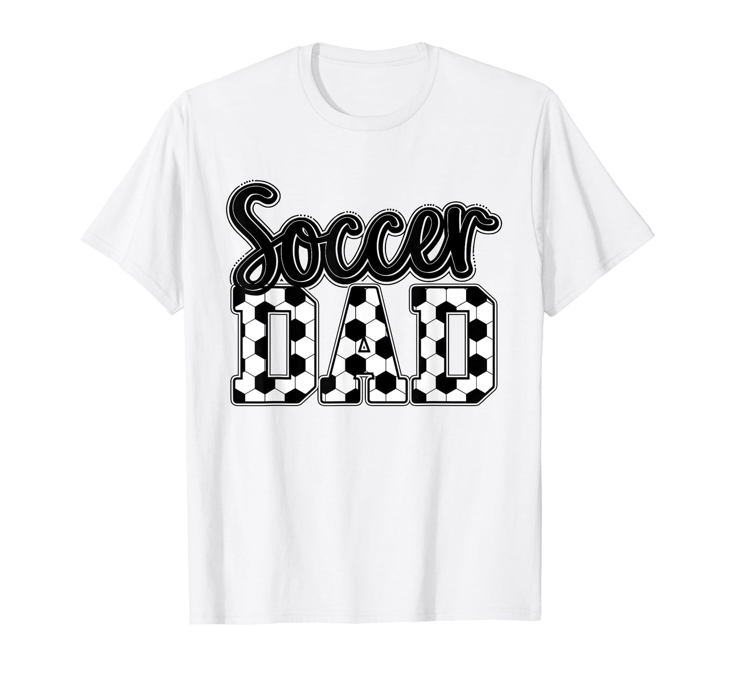 Soccer Dad Groovy Game Day Dad Life Sport T-Shirt - Graphic Print Unisex - T-Shirt, Sweatshirt, Hoodie